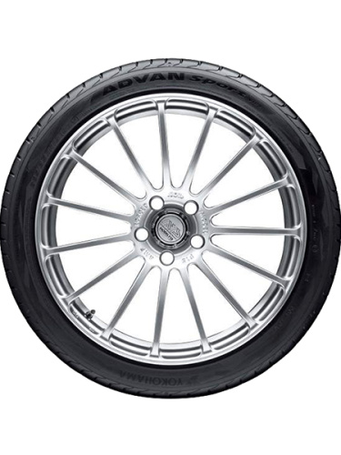 фото протектора и шины Advan Sport V105S Шина Yokohama Advan Sport V105S 235/50 R19 99W