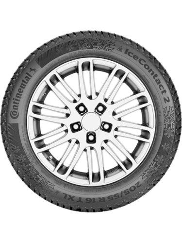 фото протектора и шины IceContact 2 SUV Шина Continental IceContact 2 SUV 215/70 R16 100T